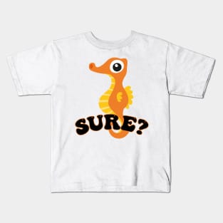 Suspicious Seahorse Kids T-Shirt